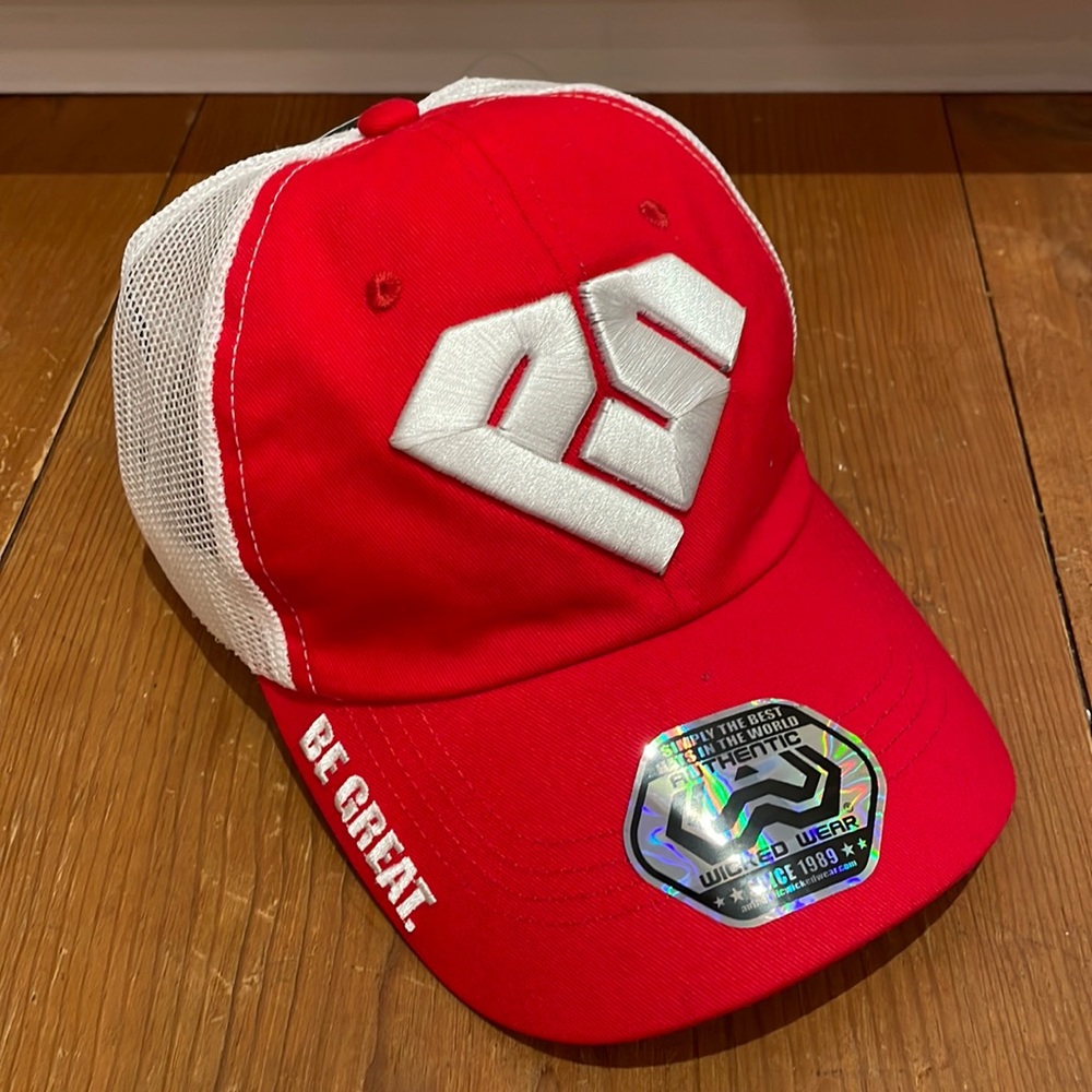 The Perfect Sports Hat, baseball SnapBack, mesh back, Red